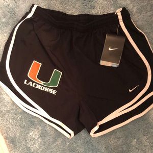 Nike Dri Fit Black UM Lacrosse Running Shorts